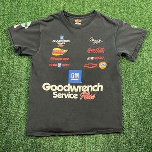 VTG Winners Circle Dale Earnhardt Sr. T-Shirt Mens Medium Faded Black AOP Y2K
